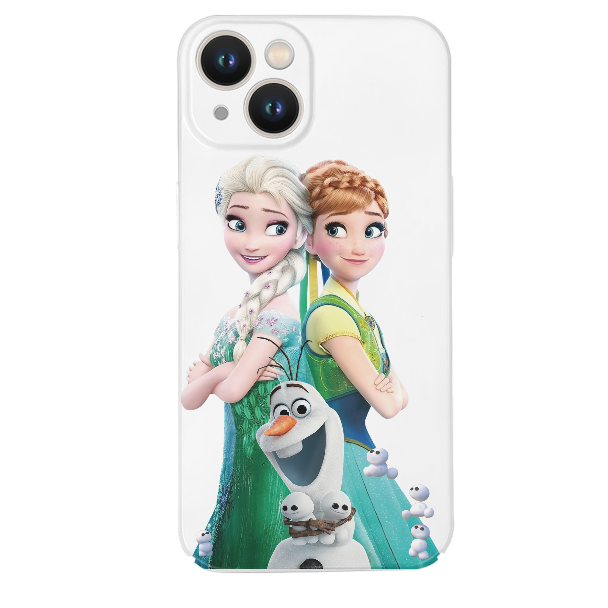 （画像用） アナと雪の女王 アンナ エルサ Frozen Anna Elsa 【iPhone 14シリーズ対応】ハードケース